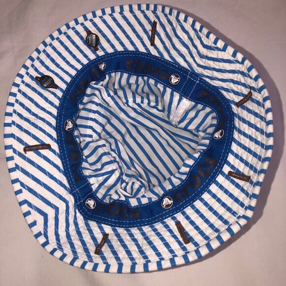 Crocs Bucket Hat Kids Dinosaur Motorcycle Cars Truck Jibbitz Charms Brown - Picture 4 of 5